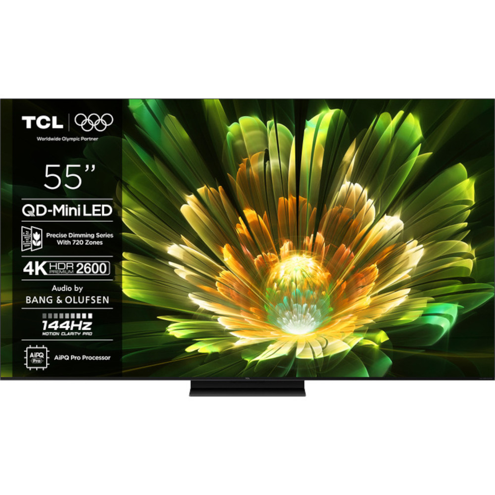 Televizor Smart LED TCL 4K UHD HDR 55Q7C, 138 cm, Wireless, Clasa F