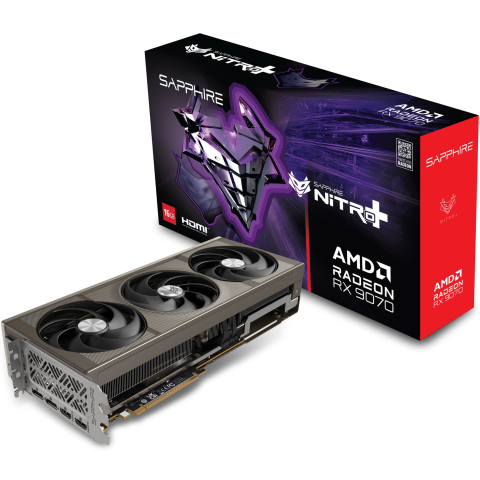 Placa video SAPPHIRE NITRO+ AMD RADEON™ RX 9070 GAMING OC, 16GB GDDR6, 256-bit