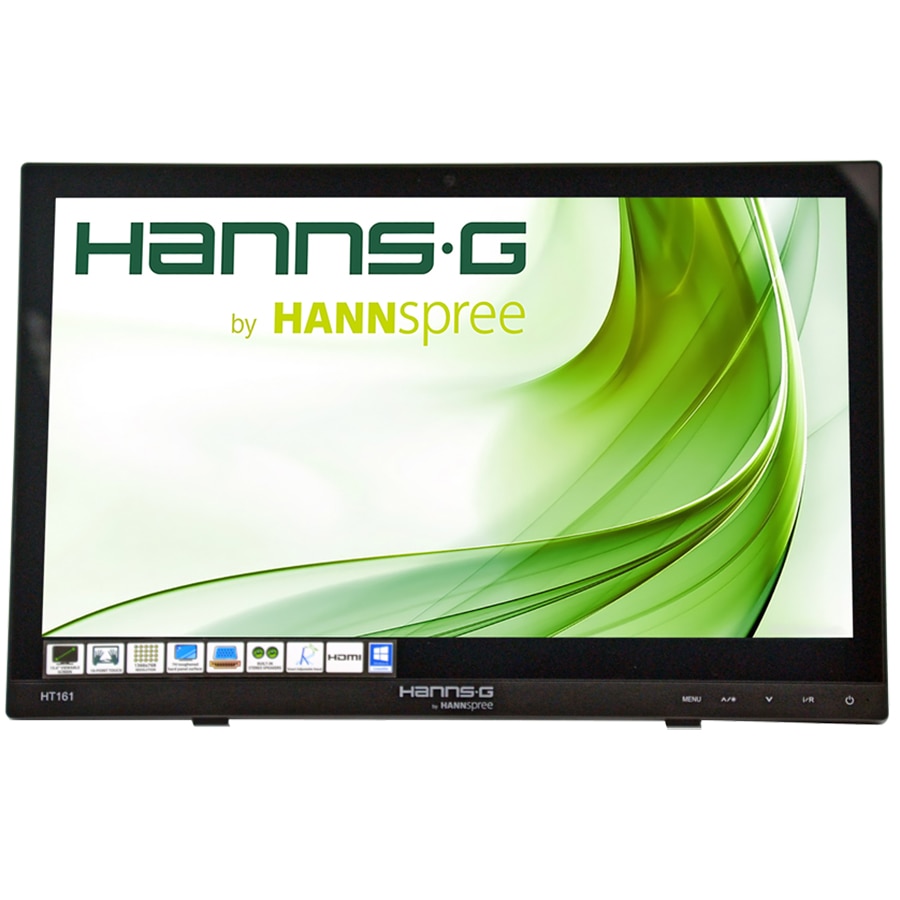 Monitor LED touchscreen Hanns-G 15.6", 1366x768, Negru, HT161HNB