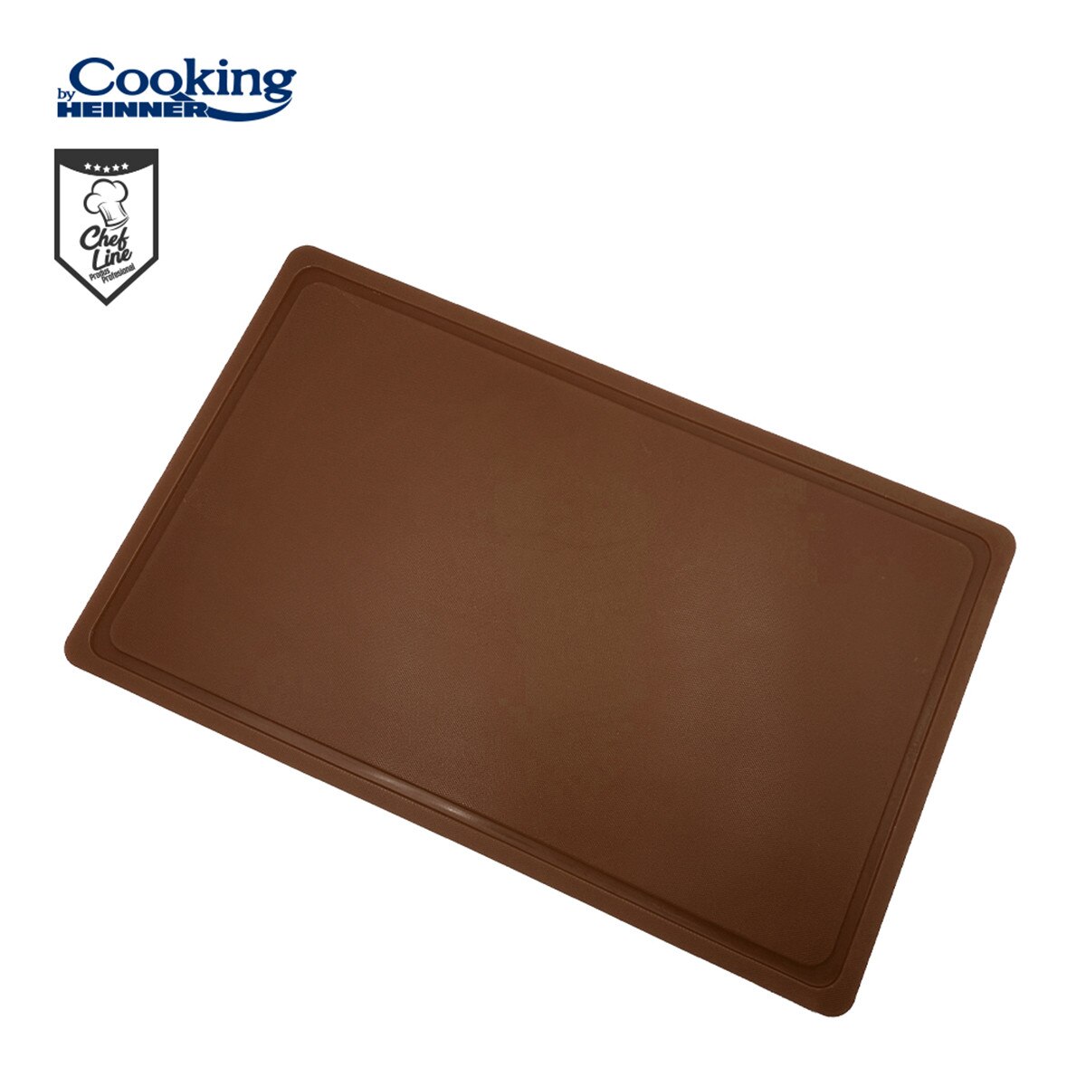 Tocator cu sant Cooking by Heinner HACCP GN1/1, 53 x 32.5 x 2 cm, maro