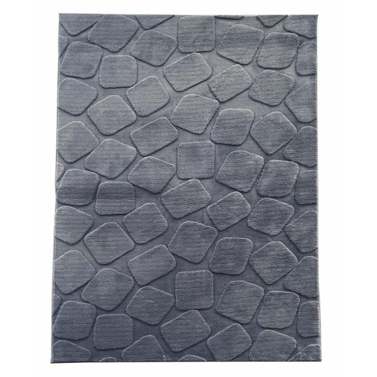 Covor, model in relief, stone, 120x160 gri