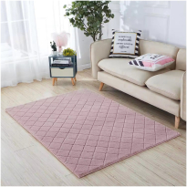 Covor dreptunghiular blanita Heinner Home Lavi, 80 x 150 cm, 1550 g/m², 100% Poliester, roz