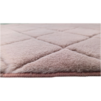 Covor dreptunghiular blanita Heinner Home Lavi, 80 x 150 cm, 1550 g/m², 100% Poliester, roz