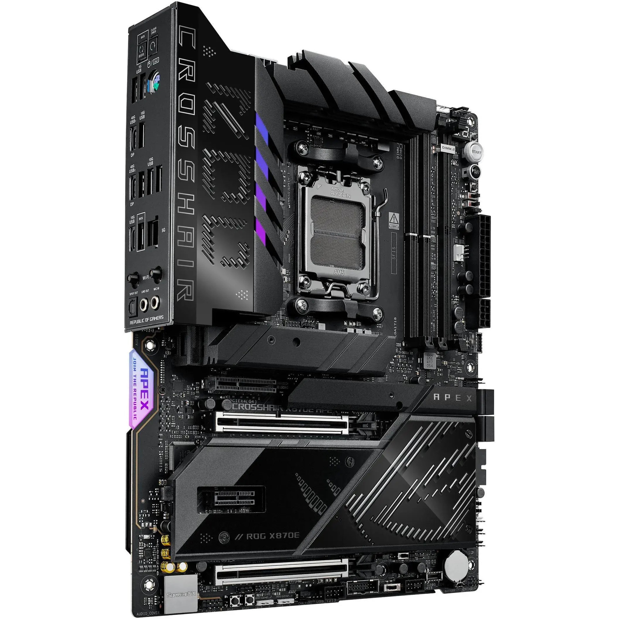 Placa de baza ASUS ROG CROSSHAIR X870E APEX WIFI AM5 DDR5 ROG-X870E-APEX