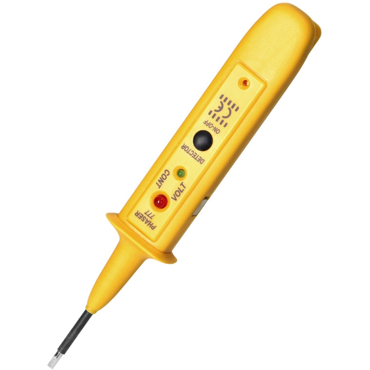 Tester electronic multifunctional ORNO Fazer 777, 3-500V, AC/DC, continuitatea conductiei, 3 x LR44, Galben