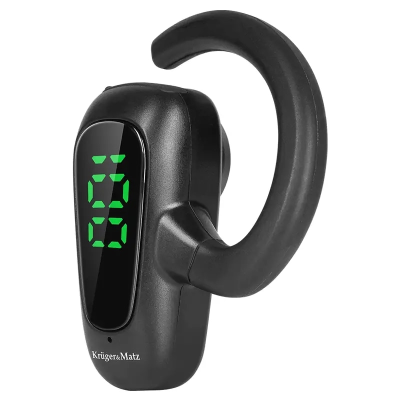 Casca bluetooth, Kruger&Matz , 10 ore, K18, KM0605, Negru