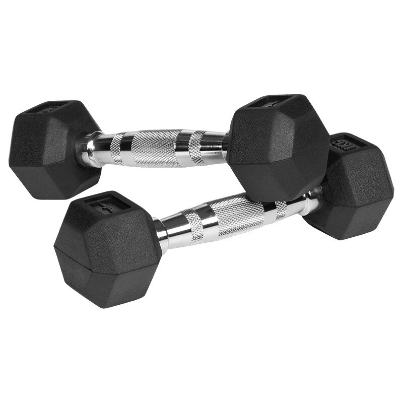 Gantere Dumbbell Hex fonta cauciucata 2X1kg