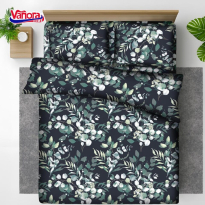 Set de pat king size bumbac, 92 gsm, jade