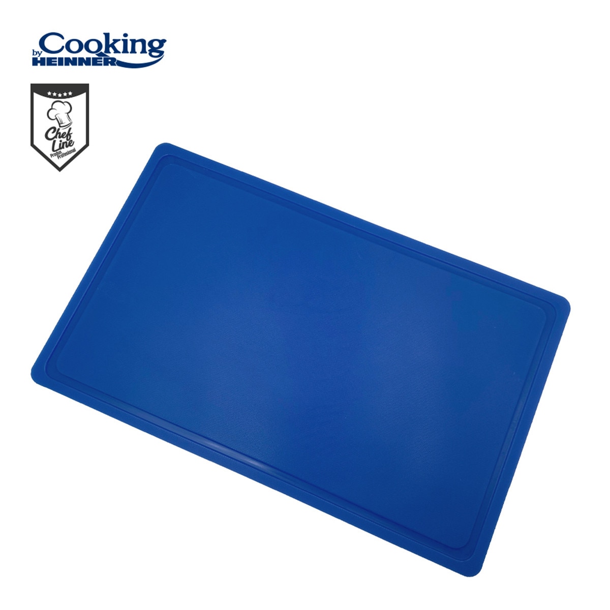 Tocator cu sant Cooking by Heinner HACCP GN1/1, 53 x 32.5 x 2 cm, albastru