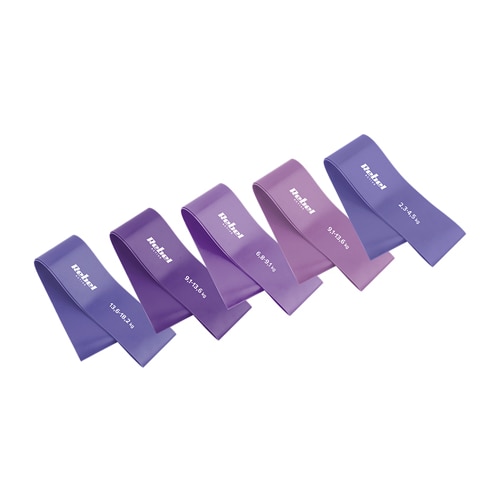 Set 5 benzi elastice REBEL ACTIVE MINI BAND, latex, 2-18KG