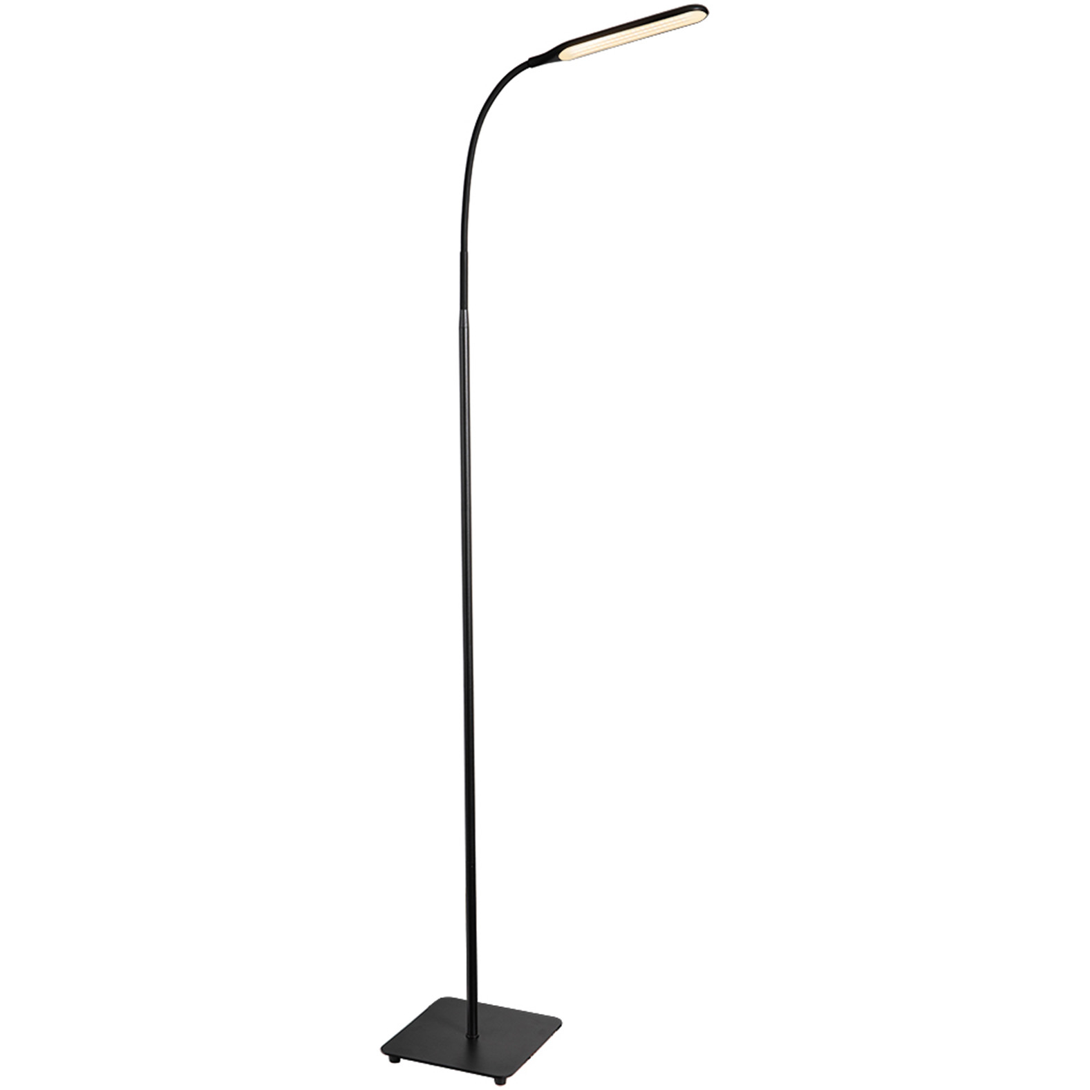 Lampadar LED TaoTronics TT-DL072 Pro, dimabil, 10W, 550 lm, temperatura lumina (3000-6000K), brat flexibil, 173 cm, Negru, Clasa energetica F