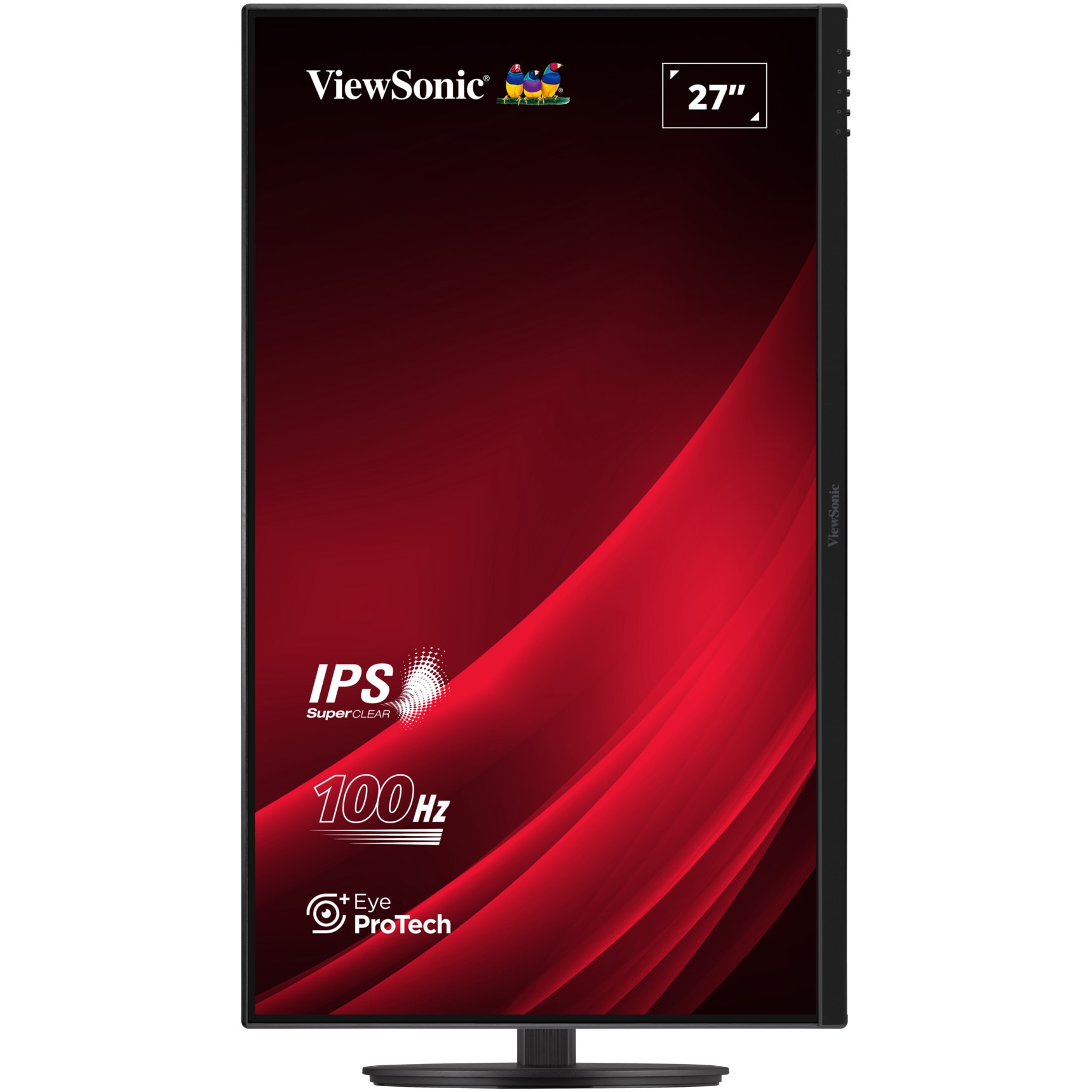Monitor LED IPS ViewSonic VA2708-HDJ 27", Full HD (1920x1080), 100Hz, 5ms, HDMI, Display Port, VGA, Pivot, negru