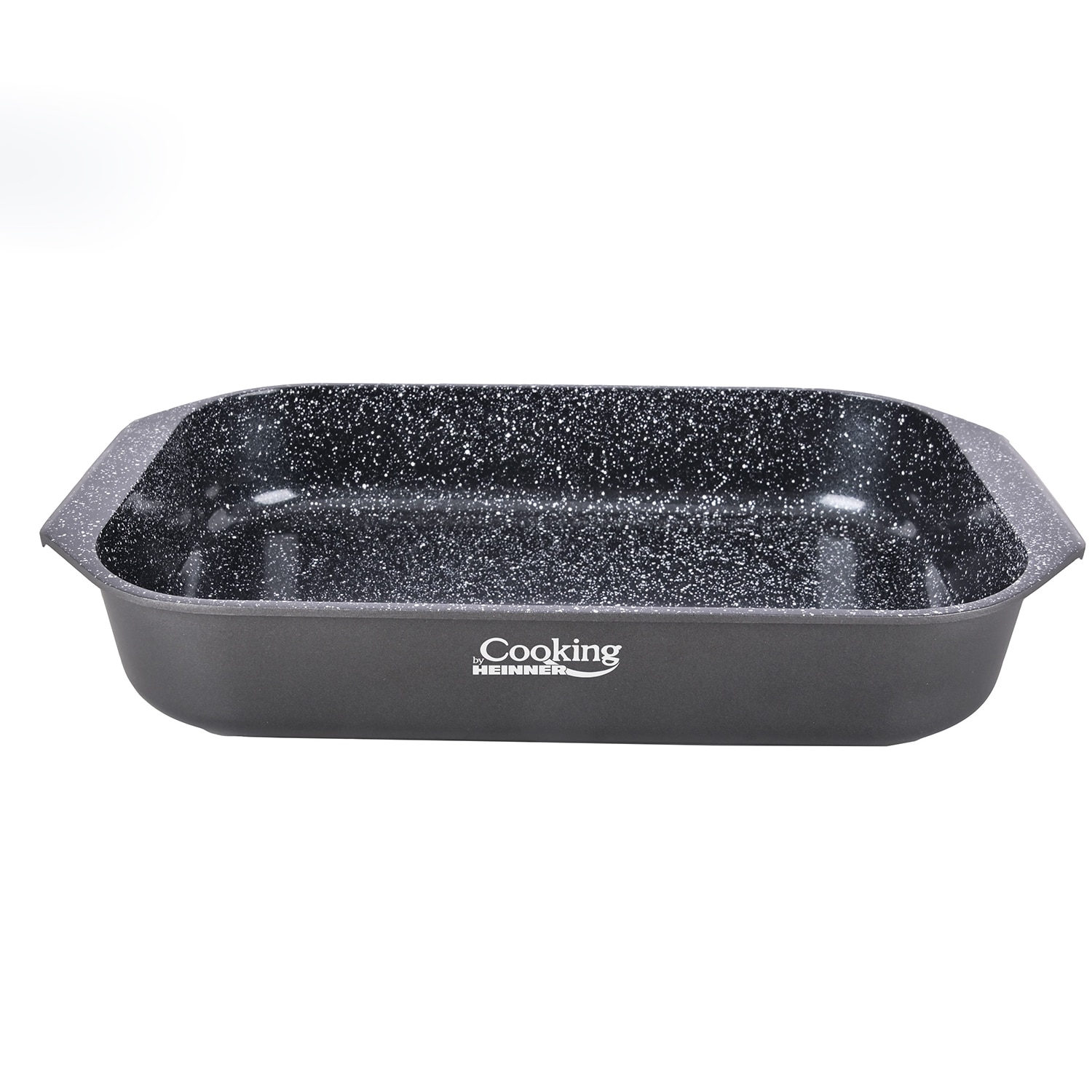 Tava Cooking by Heinner Dark Line, aluminiu turnat, acoperire ceramica, 39.5 x 26 x 6.3 cm