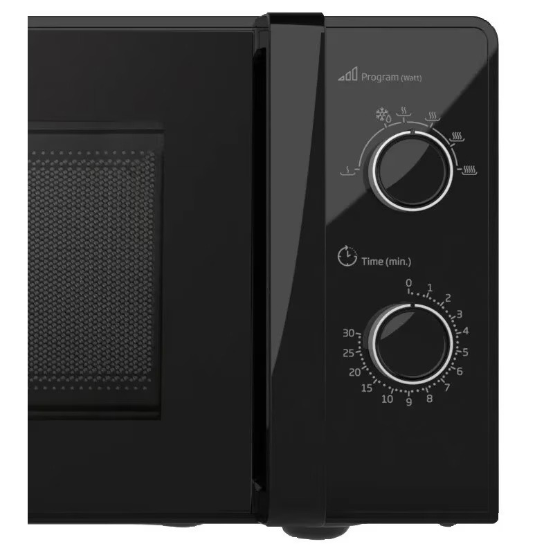 Resigilat Cuptor cu microunde BEKO MOC20100BFB, 20l, 700W, Dezghetare, 6 trepte de putere, Timer, Control mecanic, Negru