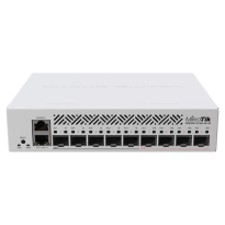 Switch cu management MikroTik CRS310-1G-5S-4S+IN, 4 porturi SFP+, 5 porturi SFP
