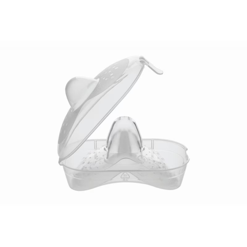 Set 2 protectii din silicon pentru mameloane, marimea L, MAM 832000, Transparent