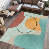 Covor cu print digital Erin Heinner Home, 160x230 cm, poliester 100%, spate antiderapant