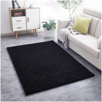 Covor dreptunghiular blanita Heinner Home Lavi, 200 x 300 cm, 1550 g/m², 100% Poliester, negru