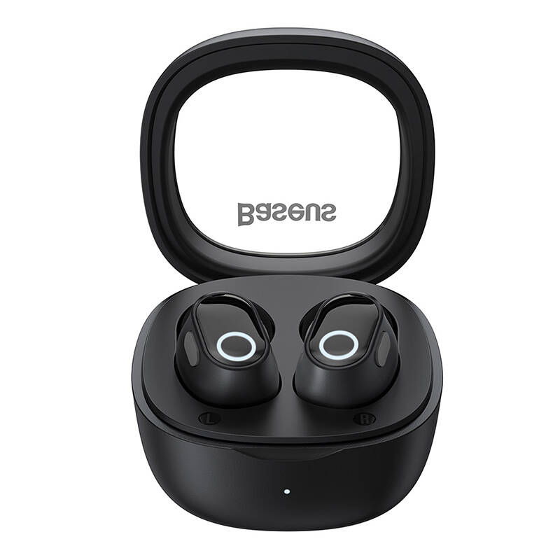 Casti In-Ear Baseus Bowie WM02, Wireless, Bluetooth 5.3, Microfon, Negru
