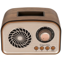 Radio portabil Kruger&Matz KM0834, analog AM/FM/SW, Bluetooth 6.0, 5W, 185x77.5x150mm