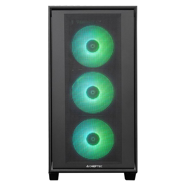 Carcasa pentru computer Chieftec Hunter 3, neagra, mijloc turn