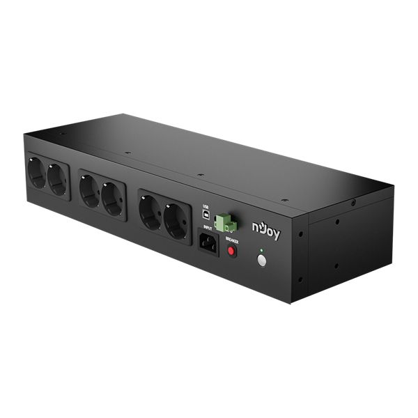 Sursa neintrerupta nJoy, Theron 800 LCD 800VA, 8xSchuko, USB, UPCMRSS680TTRCG01B
