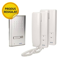 Resigilat Interfon cu doua receptoare ORNO OR-DOM-RL-902, aluminiu