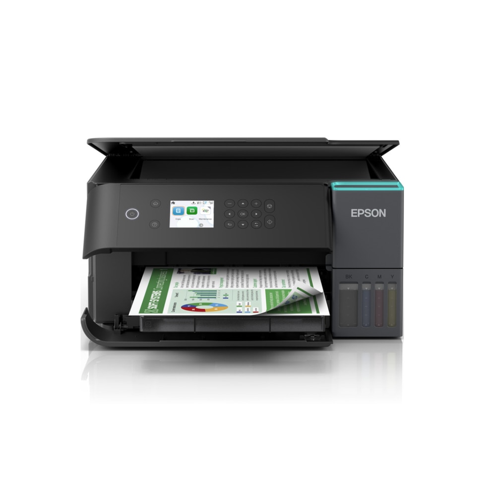 Multifunctional inkjet color CISS Epson EcoTank L6360, A4, Duplex, Wi-Fi, 4800x1200dpi, negru