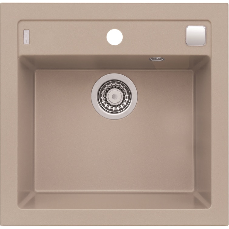 Chiuveta bucatarie Alveus Formic 20 A55 incastrabila, 520x510mm, adancime 200mm,material compozit, Bej melange