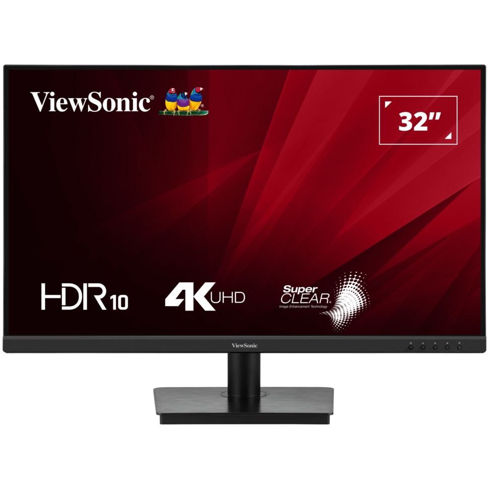 Monitor LED VA ViewSonic VA3208-4K-HD 32", 4K UHD (3840x2160), 60Hz, 4ms, 2x HDMI, Display Port, negru