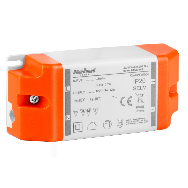 Sursa alimentare banda led 12V 1A rebel