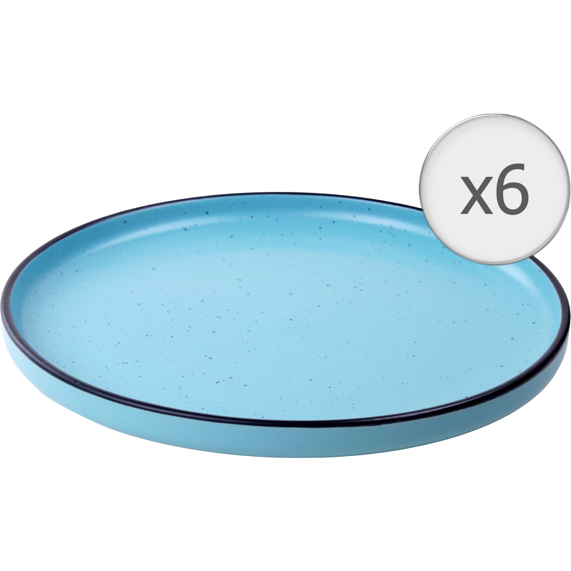 Set 6 farfurii intinse Art of dining by Heinner Electra, ceramica, 27cm