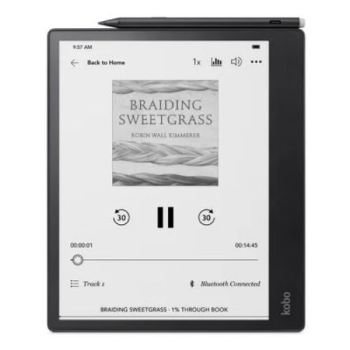 Tableta ePaper Kobo Elipsa 2E, Ecran 10.3", 227ppi, Procesor 2GHz, Wi-Fi, Bluetooth, 32GB Flash, ComfortLight Pro, Pen Kobo Stylus
