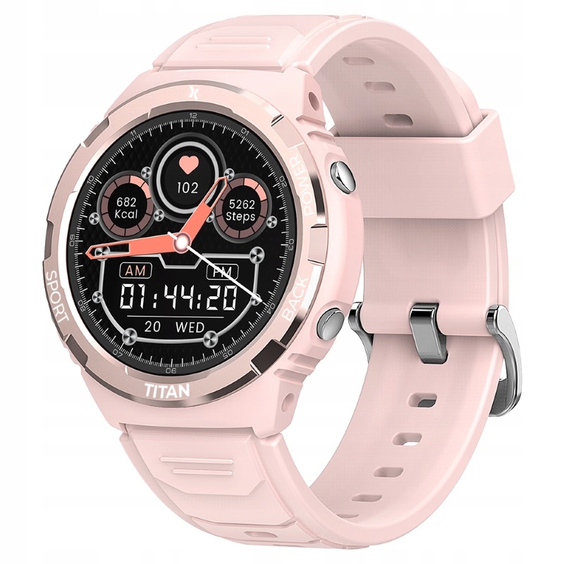 Smartwatch MAXCOM, roz, 48x45.3x13.2mm, 29g, IP69