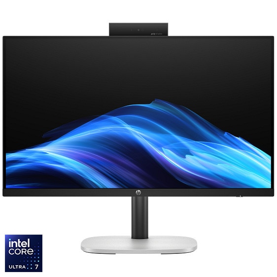 Sistem All-in-One HP ProStudio 4 G1i AI PC cu procesor Intel® Core™ Ultra 7 265T pana la 5.3GHz, 23.8", Full HD, IPS, 32GB DDR5, 1TB SSD, Intel® Graphics, Windows 11 Pro, Black