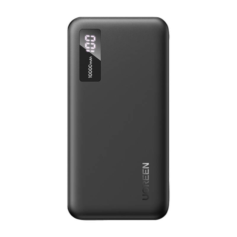 Baterie externa Ugreen 10.000 mAh, USB-C, USB-A, 20W, Negru