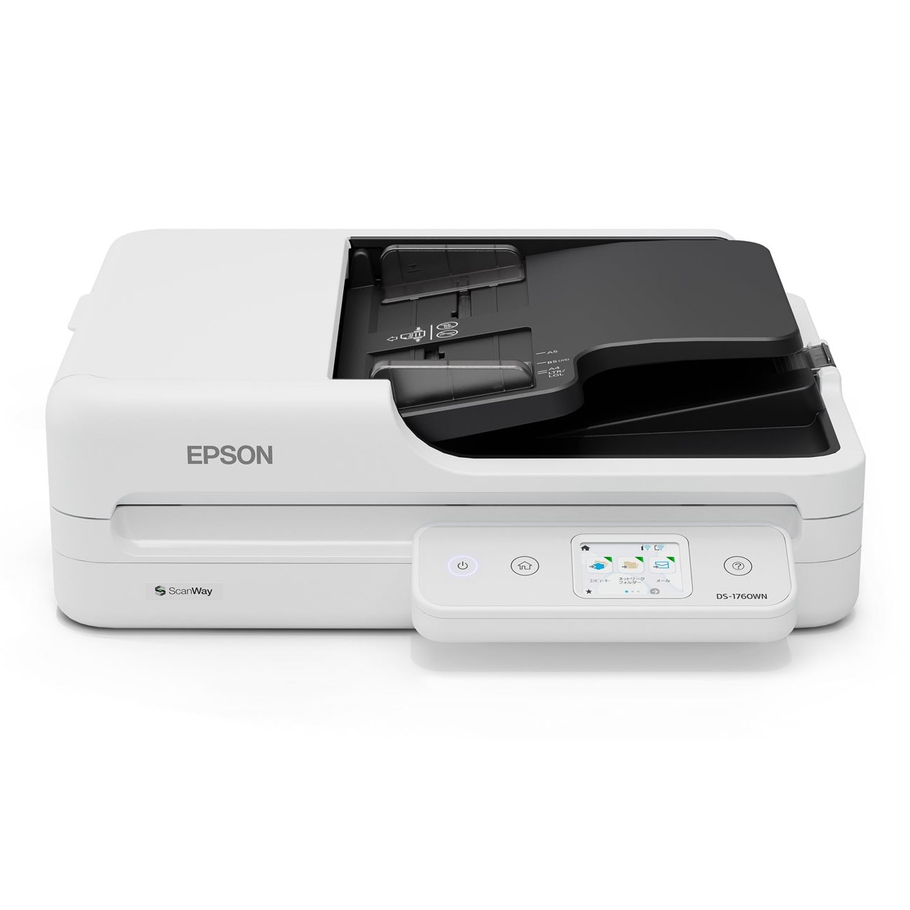 Scanner documente Epson DS-1760WN, 30 str./min, ADF 60 foi, 2,4 inch, USB/Wi-Fi/Ethernet