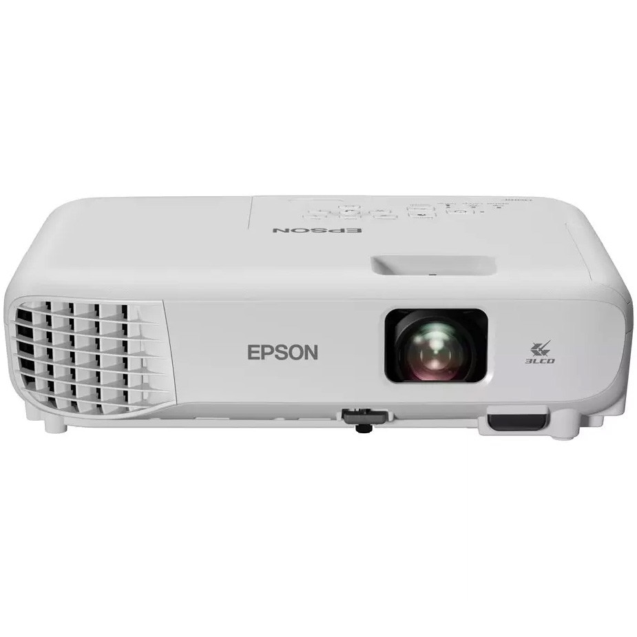 Videoproiector Epson EB-W53, WXGA, 4000 lumeni, 3LCD, 2x HDMI, Difuzor 2W, Alb