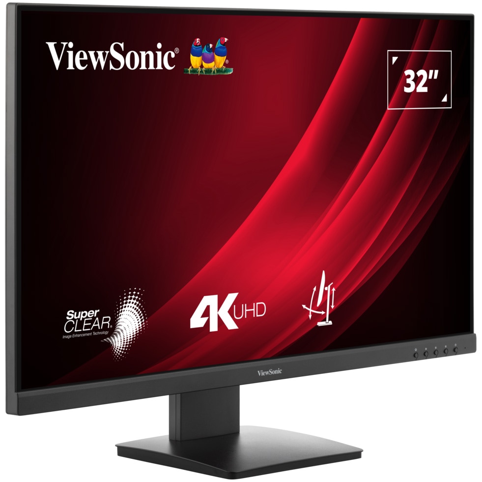 Monitor LED VA ViewSonic VG3208-4K 32", 4K UHD (3840x2160), 60Hz, 4ms, HDR10, 2x HDMI, DisplayPort, negru