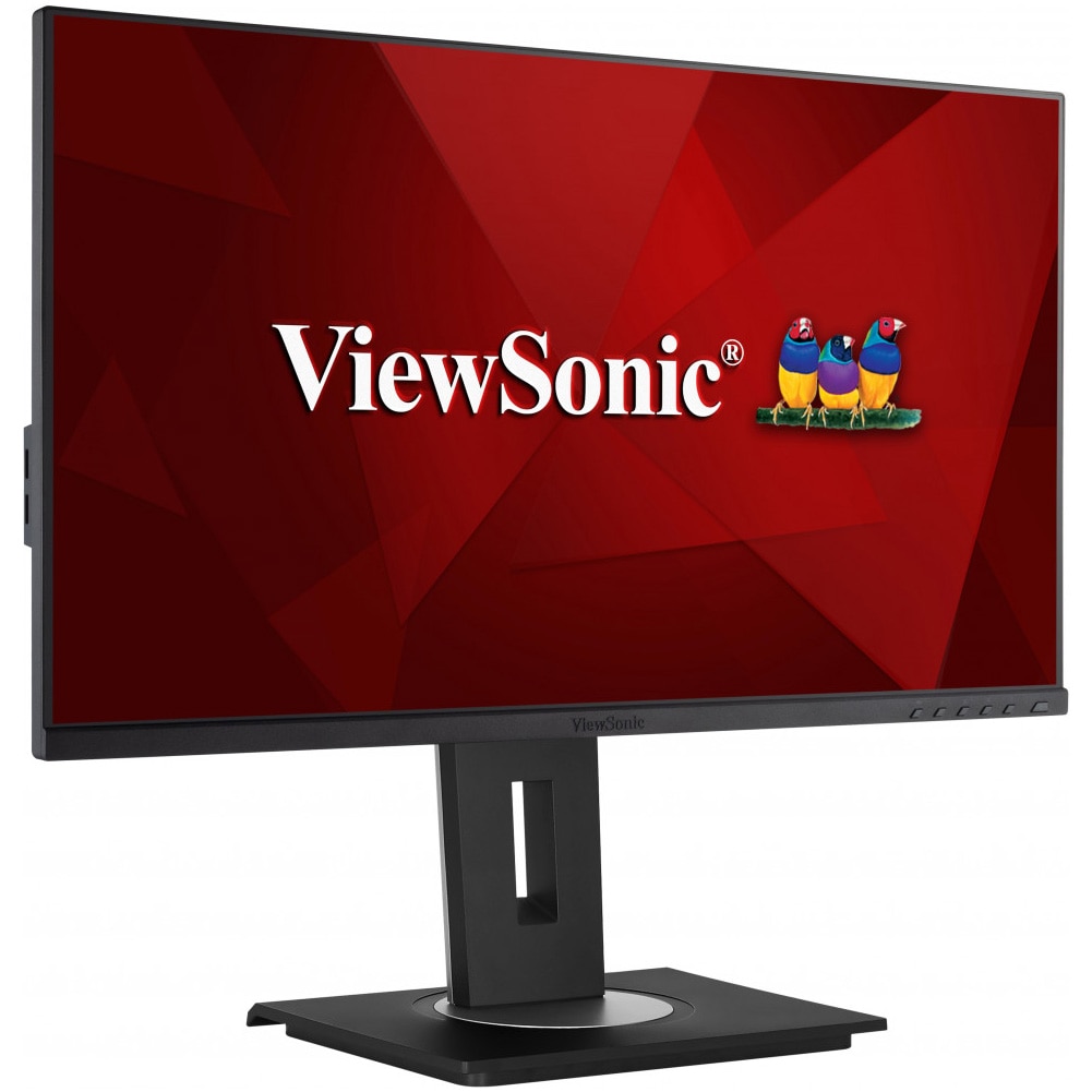Monitor LED IPS ViewSonic 24", Full HD (1920x1080), 75Hz, 5ms, Boxe, HDMI, Display Port, VGA, 4x USB, Pivot, VESA, negru
