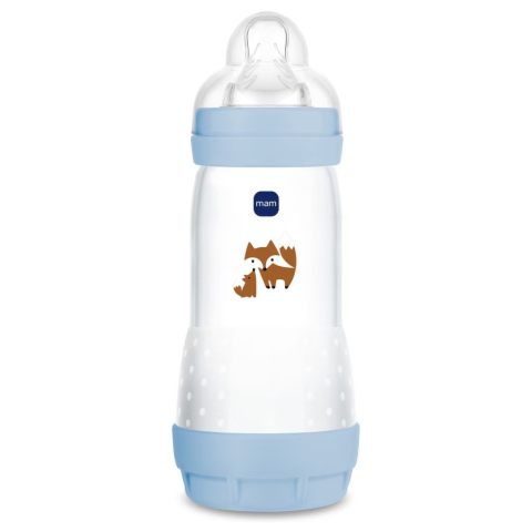 Biberon Anticolic 260ml, MAM, Grounding in Nature, baieti