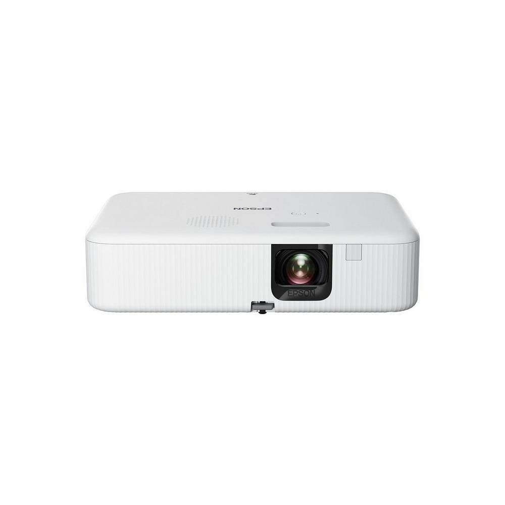 Videoproiector Epson CO-FH02, Android TV, 3LCD, Full HD, 3000 lumeni, Alb