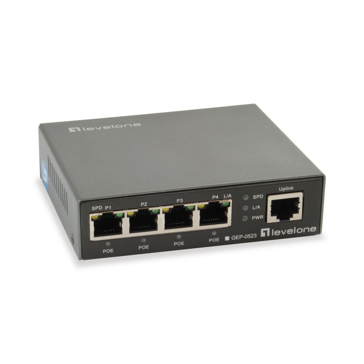Switch GEP-0523 cu 5 porturi, LevelOne, Negru