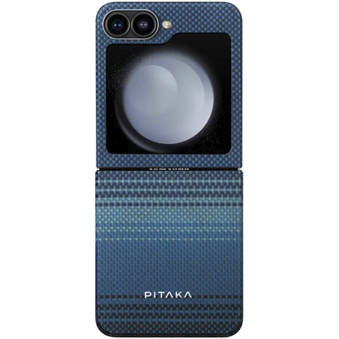 Husa de protectie Pitaka MagEZ 5 600D, Moonrise Ultra Slim Samsung Galaxy Z Flip 6, Albastru