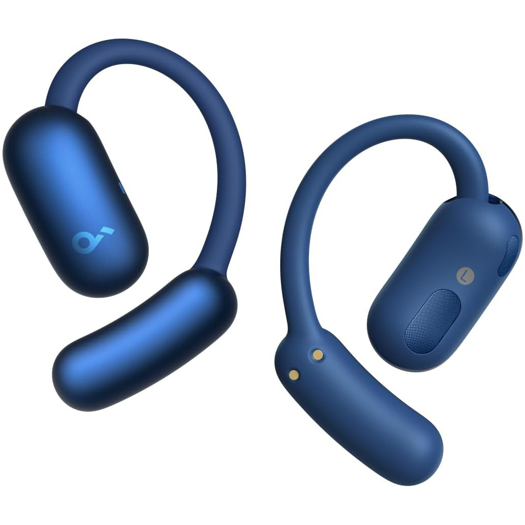Casti Open-Ear Anker SoundCore AeroFit 2, Bluetooth 5.4, IP55, Autonomie 42 ore, Albastru