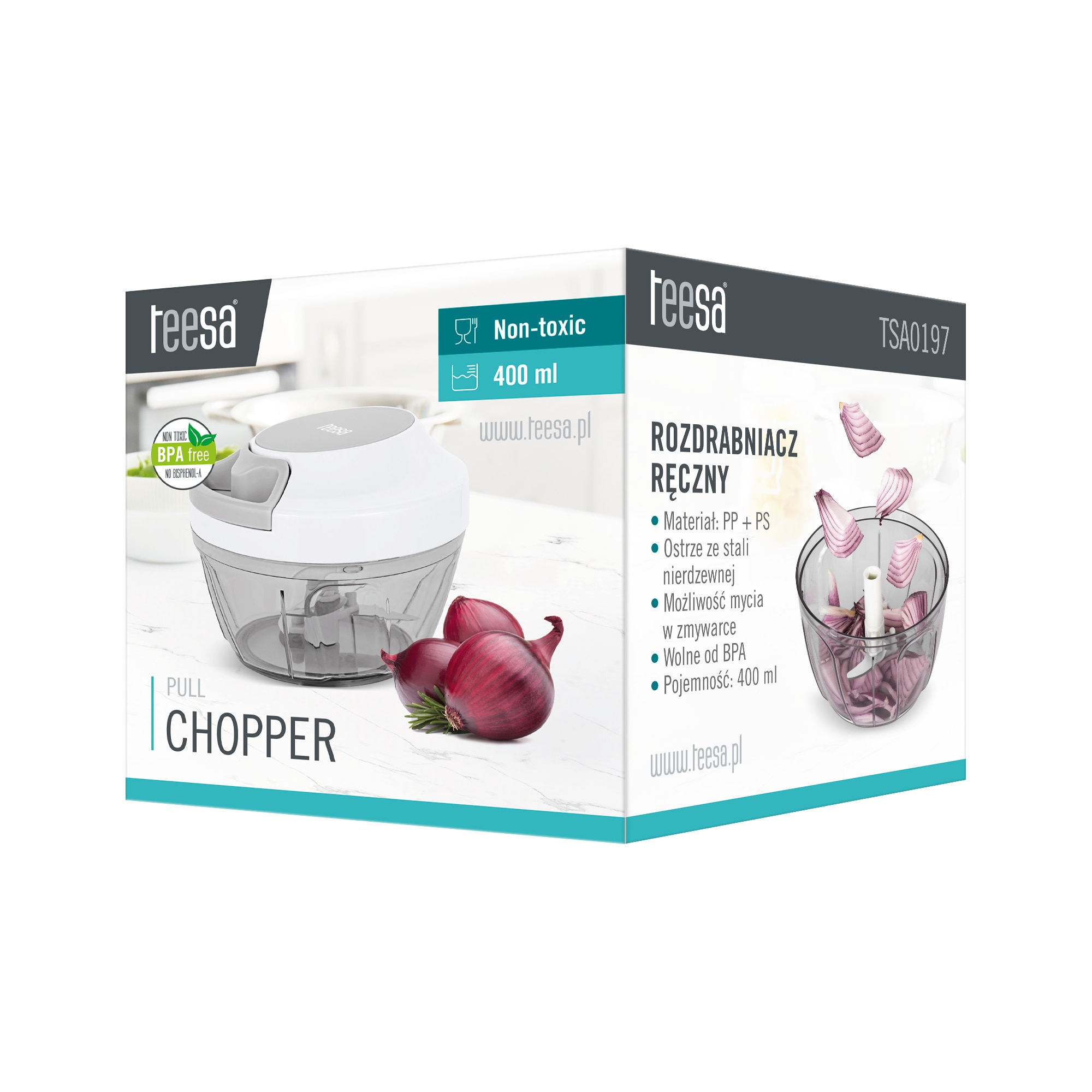 Tocator manual Teesa 400 ml