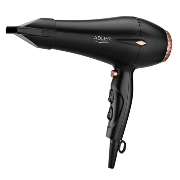 Uscator de par ionizare Adler, 2000W, 2 viteze, 3 temperaturi
