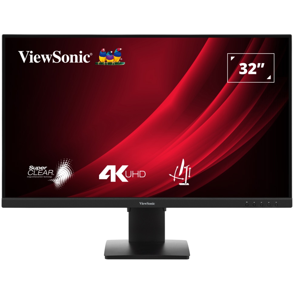 Monitor LED VA ViewSonic VG3208-4K 32", 4K UHD (3840x2160), 60Hz, 4ms, HDR10, 2x HDMI, DisplayPort, negru