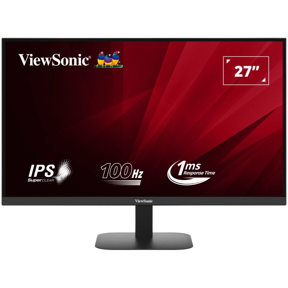 Monitor LED IPS ViewSonic VA2708-2K-HD 27", QHD (2560x1440), 100Hz, 1ms (MPRT), HDR10, HDMI, DisplayPort, negru