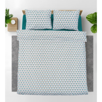 Set lenjerie de pat, Heinner, 4 buc, Multicolor